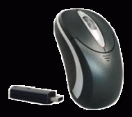 PERIXX Ratón inalambrico Mini Perixx-605 Black ,USB