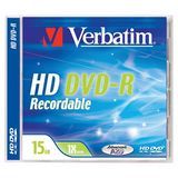 DISCO HD DVD-R SL X5 15GB 2X PACK 5 WRITE ONCE VERBATIM