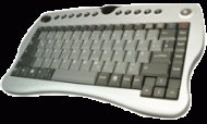 PERIXX Teclado MediaCenter Perixx-704Laser TranckBall Wi