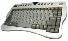 PERIXX Teclado MediaCenter Perixx-704Laser TranckBall Wi
