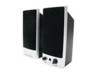 PERIXX Altavoces Perixx101 2.0, 1.0W RMS Negro-Plata USB