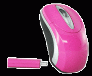 PERIXX Raton Inalambrico Mini Perixx-605 Pink USB