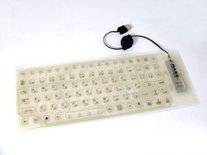 Teclado de vinilo para entornos húmedos o con polvo