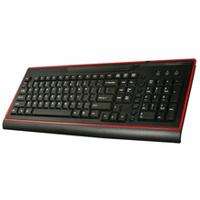 PERIXX Teclado Multimedia Perixx-204 U Marco Rojo USB