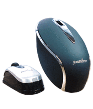 PERIXX Ratón optico 2 en 1 Perixx-501U B negro mini