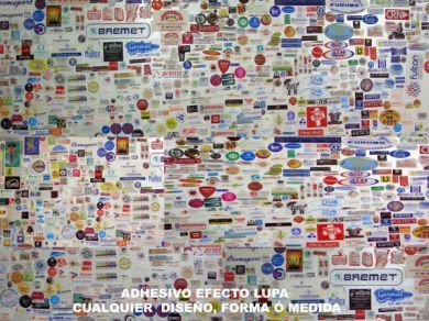 Adhesivos efecto  lupa (gotas de resina)