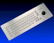 Teclado industrial antivandálico con trackball