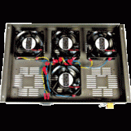 CONNECTION N&C VN4 Kit 4 ventiladores techo negro