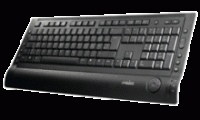 PERIXX Teclado Multimedia Perixx-303 UP Negro PS/2+USB