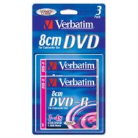 DVD-R 1.4 8CM JEWELLCASE 3 VERBATIM