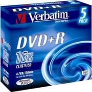 DVD+R 4.7 16X JEWELLCASE 5 VERBATIM