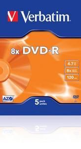 DVD-R 4.7 VIDEO Pack5 VERBATIM