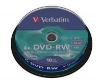 DVD-RW 4.7 4X LATA 10 VERBATIM