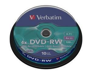 DVD-RW 4.7 4X LATA 10 VERBATIM