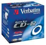 CDR 700 52X JEWELLCASE Pack10 VERBATIM