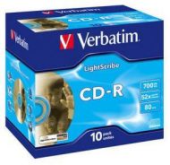 CDR 700 52X JEWELL 10 LIGHTSCRIBE VERBATIM