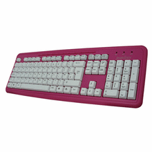 PERIXX Teclado Multimedia Perixx-201P Rosa , PS/2