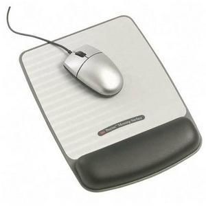 Alfombrilla-almohadilla ratón 3M con reposamuñecas piel