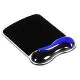 Alfombrilla-almohadilla KENSINGTON DUO GEL MOUSE MAT WAVE ALMOHADILLA RATON AZUL Y NEGRO