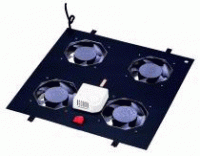 CONNECTION N&C VI4 NEGRO Kit 4 ventiladores + termostato