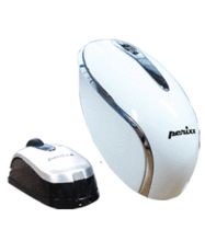 PERIXX Ratón optico 2 en 1 Perixx-501 U W blanco mini