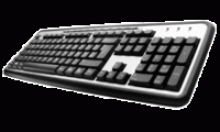 PERIXX Teclado multimedia Perixx-201P N/P 10 teclas PS/2