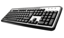 PERIXX Teclado multimedia Perixx-201P N/P 10 teclas PS/2