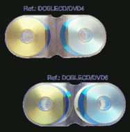 FUNDA CD-DVD para 4 ó 6 unidades