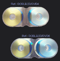 FUNDA CD-DVD para 4 ó 6 unidades