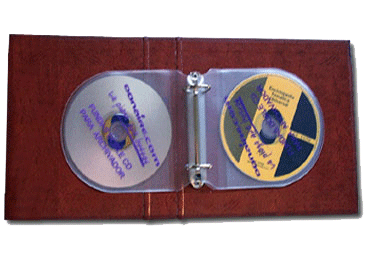 FUNDA CD-DVD DOBLE para ARCHIVAR REDONDA