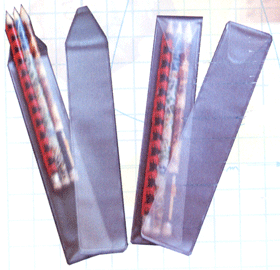 SOBRE PLÁSTICO PARA LAPICEROS/BOLIGRAFOS