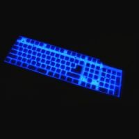 Teclado Plástico Flexible Estándar Retro-Iluminado (USB Blanco)